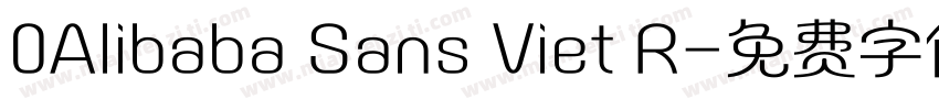 0Alibaba Sans Viet R字体转换
